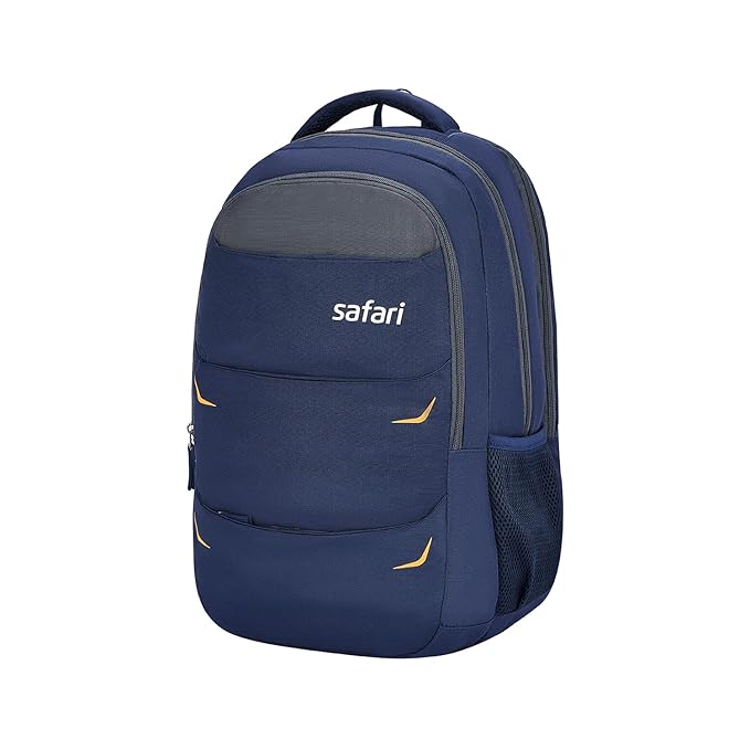 Safari Omega spacious/large laptop backpack with Raincover, college bag, travel bag for men and women, Black, 30 Litre - Image 4